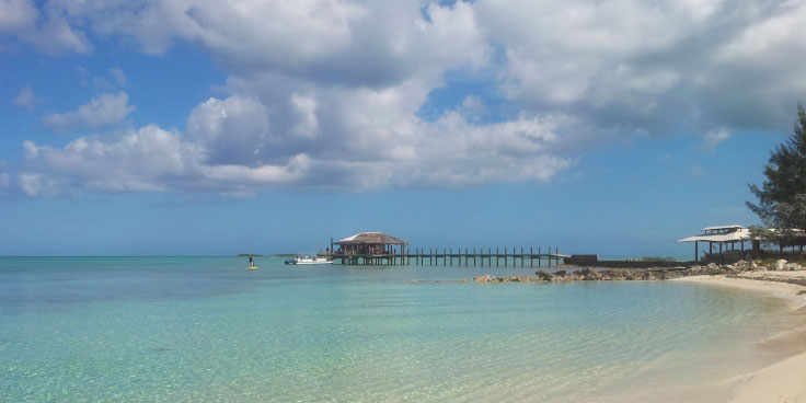 beautiful calm beach bahamas